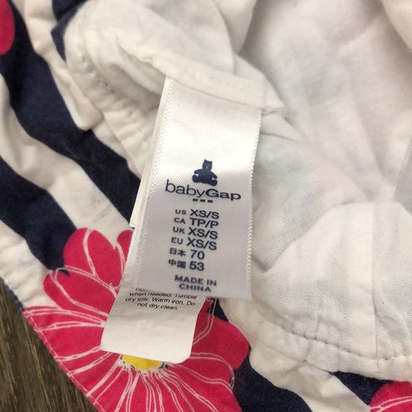 Baby Gap cotton sun hat size XS/S - Picture 3 of 4